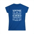 thumbnail image 1 of Vintage 1970 TShirt Women Limited Edition BDay 1970 Birthday Womens Shirts, 1 of 4