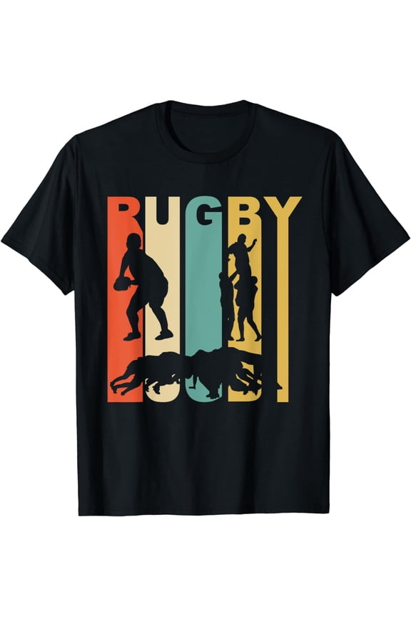 Vintage 1970's Style Rugby T-Shirt