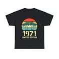 thumbnail image 1 of Vintage 1971 Birthday Shirts for Men Funny 1971 Birthday Mens Tshirts for Men Big and Tall, 1 of 4