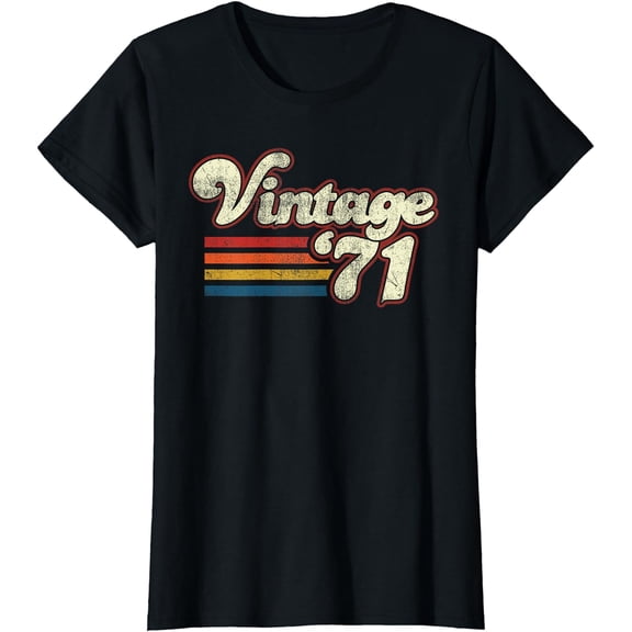 Vintage 1971 Birthday T-Shirt