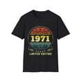 thumbnail image 1 of Vintage 1971 Limited Edition 1971 Birthday Shirts for Men Mens Shirts, 1 of 4
