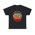 thumbnail image 1 of Vintage 1971 T Shirts for Men Retro Funny 1971 Birthday Big and Tall Shirts for Men Plus Size, 1 of 4