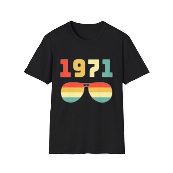 Vintage 1971 T Shirts for Men Retro Funny 1971 Birthday Men Shirts