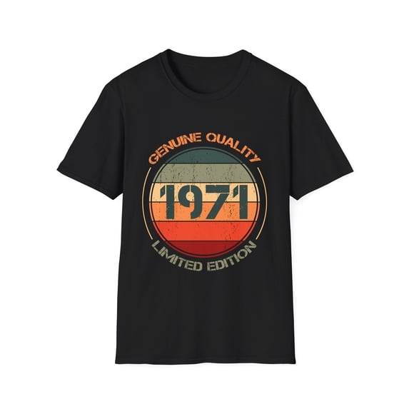 Vintage 1971 T Shirts for Men Retro Funny 1971 Birthday Mens T Shirt