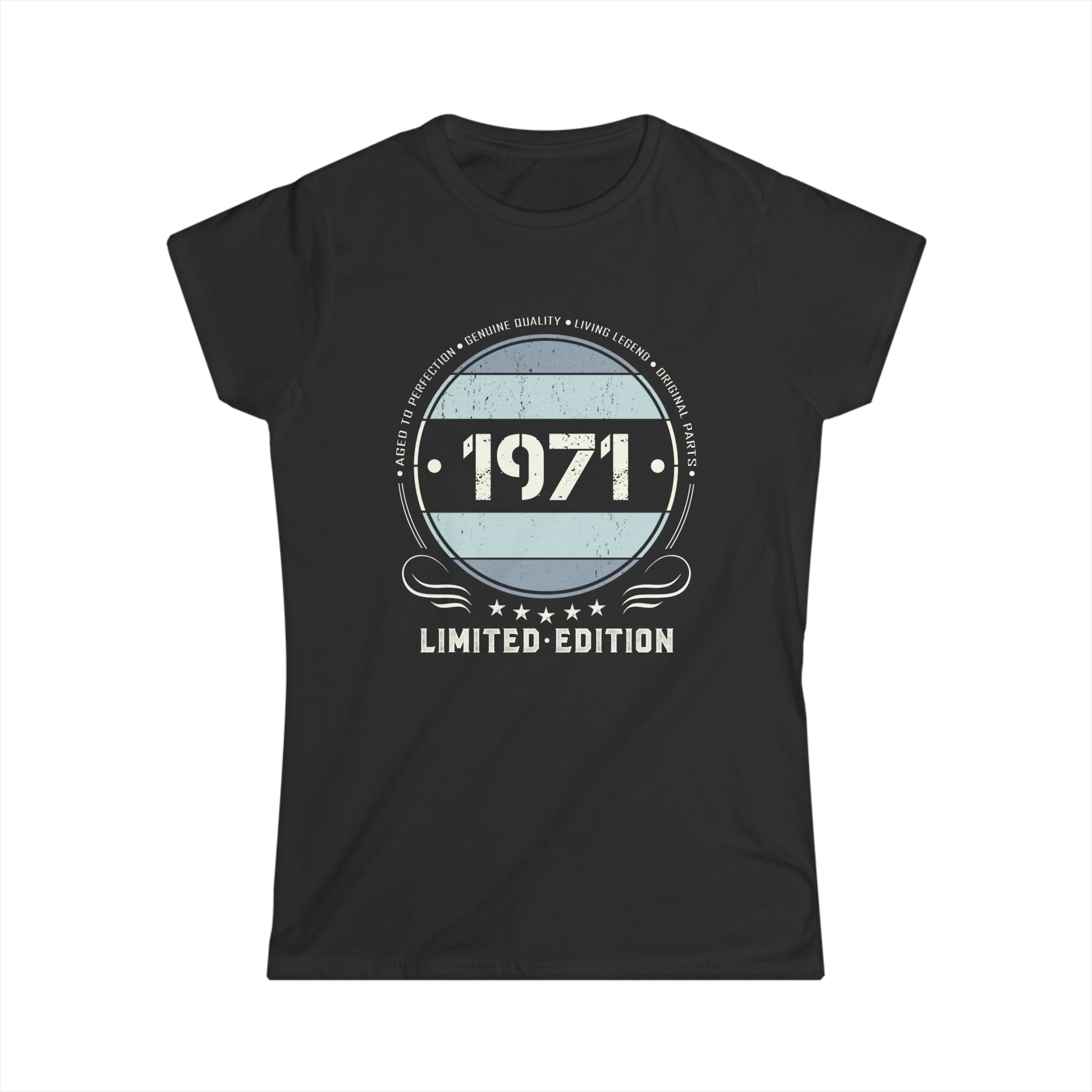 Vintage 1971 T Shirts for Women Retro Funny 1971 Birthday Shirts for ...