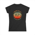 thumbnail image 1 of Vintage 1971 T Shirts for Women Retro Funny 1971 Birthday Womens T Shirt, 1 of 4