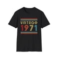 thumbnail image 1 of Vintage 1971 TShirt Men Limited Edition BDay 1971 Birthday Mens Shirts, 1 of 4