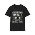 thumbnail image 1 of Vintage 1972 T Shirts for Men Retro Funny 1972 Birthday Mens T Shirts, 1 of 4