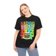 thumbnail image 1 of Vintage 1972 T Shirts for Women Retro Funny 1972 Birthday Plus Size Shirts for Women, 1 of 4
