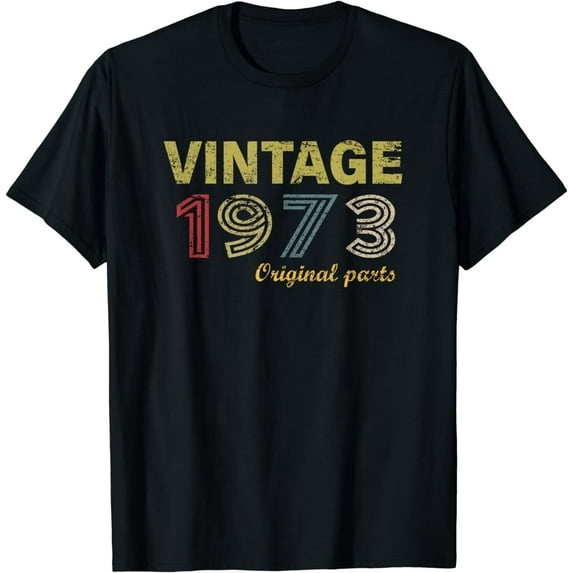 Vintage 1973 Cool 51 Year Old Bday Men Women 51st Birthday T-Shirt