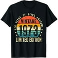 thumbnail image 1 of Vintage 1973 Limited Edition 50 Year Old Gifts 50th Birthday T-Shirt, 1 of 4