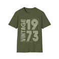 thumbnail image 1 of Vintage 1973 T Shirts for Men Retro Funny 1973 Birthday Mens Shirts, 1 of 4