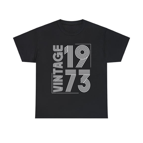 Vintage 1973 T Shirts for Men Retro Funny 1973 Birthday Mens T Shirts Plus Size Big and Tall