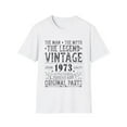 thumbnail image 1 of Vintage 1973 T Shirts for Men Retro Funny 1973 Birthday Mens T Shirts, 1 of 4