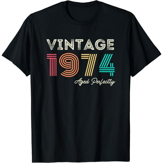 Vintage 1974 50 Year Old 50th Birthday Men & Women T-Shirt