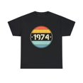 thumbnail image 1 of Vintage 1974 Birthday Shirts for Men Funny 1974 Birthday Mens Tshirts for Men Big and Tall, 1 of 4