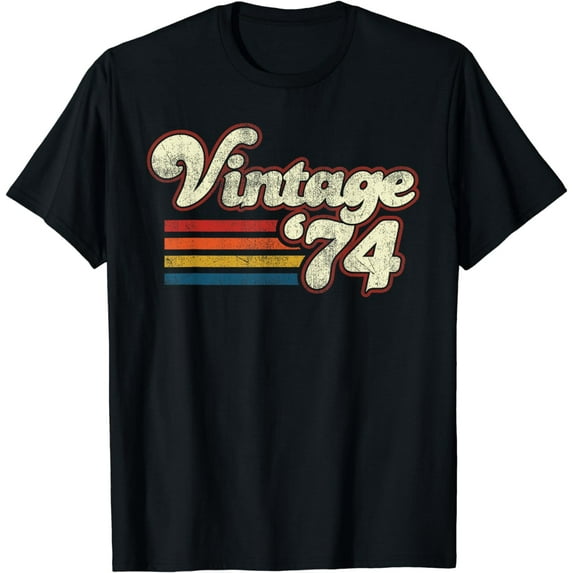 Vintage 1974 Birthday T-Shirt