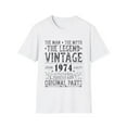 thumbnail image 1 of Vintage 1974 T Shirts for Men Retro Funny 1974 Birthday Mens Tshirts, 1 of 4