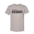 thumbnail image 1 of "Vintage 1975, 45th Birthday, Unisex, Born In 1975, Soft Bella Canvas, Sublimation, 45 Years Old, 1975 Tee, Gift For Her, Birthday Gift, Heather Stone, MEDIUM", 1 of 1