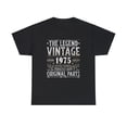 thumbnail image 1 of Vintage 1975 T Shirts for Men Retro Funny 1975 Birthday Big and Tall Shirts for Men Plus Size, 1 of 4