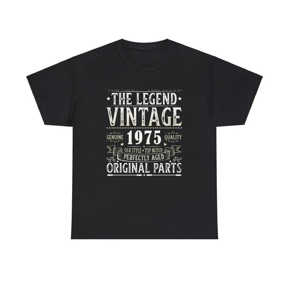 Vintage 1975 T Shirts for Men Retro Funny 1975 Birthday Big and Tall Shirts for Men Plus Size