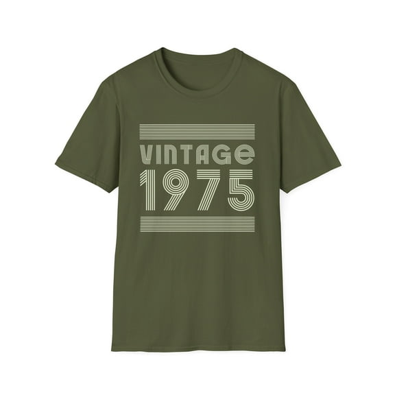Vintage 1975 T Shirts for Men Retro Funny 1975 Birthday Mens Shirts