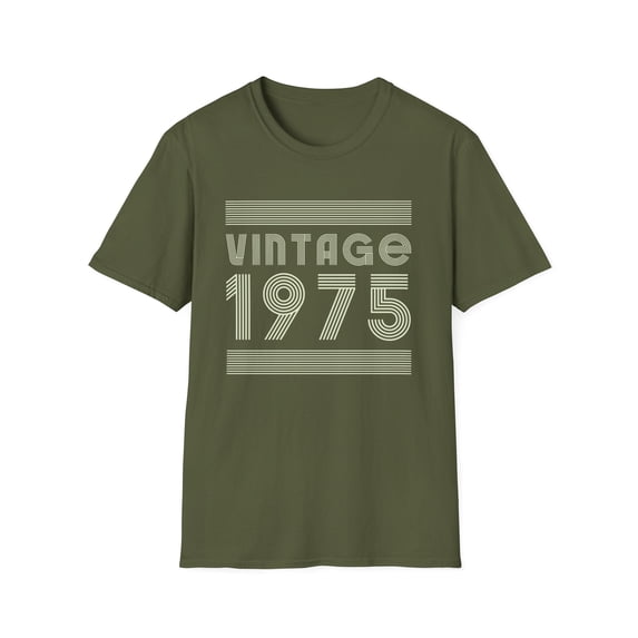 Vintage 1975 T Shirts for Men Retro Funny 1975 Birthday Mens Shirts
