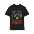 thumbnail image 1 of Vintage 1975 T Shirts for Men Retro Funny 1975 Birthday Mens T Shirts, 1 of 4