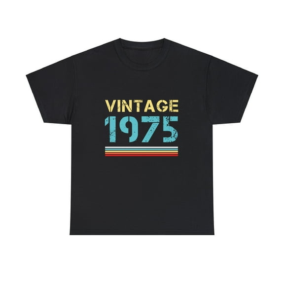 Vintage 1975 T Shirts for Men Retro Funny 1975 Birthday Shirts for Men Plus Size Big and Tall