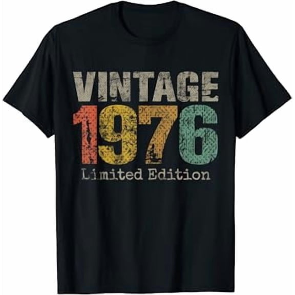 Vintage 1976 45th Birthday 45 Year Old T-Shirt