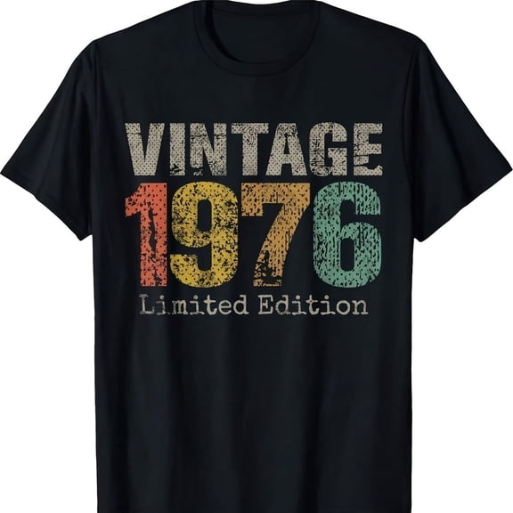 Vintage 1976 Limited Edition 49th Birthday Gif 49 Year Old T-S1HirtT-S1Hirt For Wo,