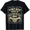 thumbnail image 1 of Vintage 1976 Made Or Born In 1976 Original Parts Birthday T-Shirt, 1 of 2