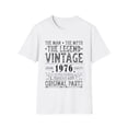 thumbnail image 1 of Vintage 1976 T Shirts for Men Retro Funny 1976 Birthday Men Shirts, 1 of 4