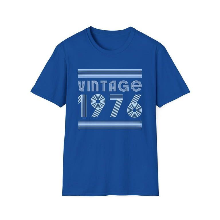 Vintage 1976 T Shirts for Men Retro Funny 1976 Birthday Shirts for