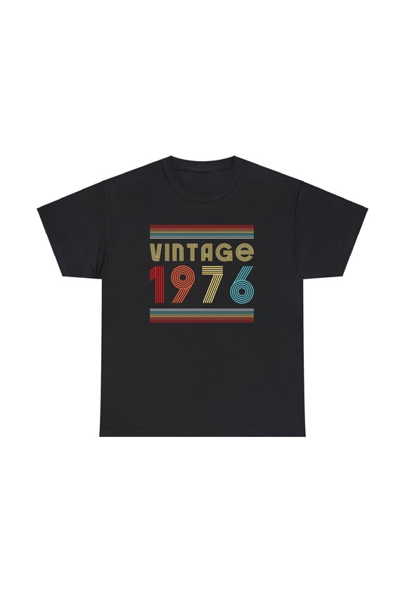 Vintage 1976 TShirt Men Limited Edition BDay 1976 Birthday Mens Shirt Plus Size Big and Tall