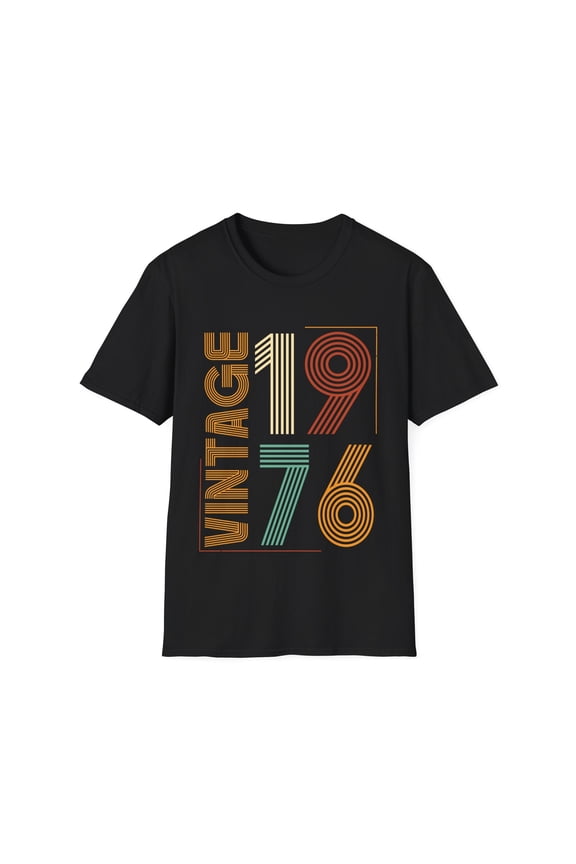 Vintage 1976 TShirt Men Limited Edition BDay 1976 Birthday Mens T Shirt