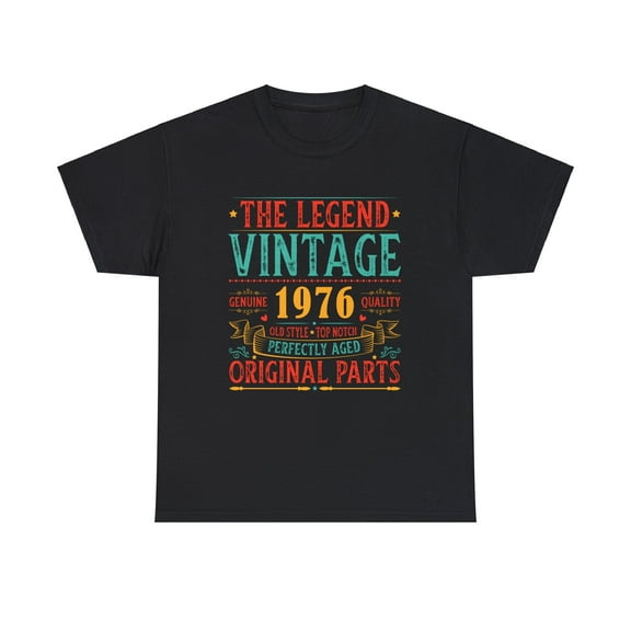 Vintage 1976 TShirt Men Limited Edition BDay 1976 Birthday Mens Tshirts for Men Big and Tall