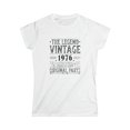 thumbnail image 1 of Vintage 1976 TShirt Women Limited Edition BDay 1976 Birthday Womens Shirts, 1 of 4
