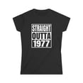 thumbnail image 1 of Vintage 1977 T Shirts for Women Retro Funny 1977 Birthday Womens T Shirts, 1 of 4