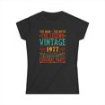 thumbnail image 1 of Vintage 1977 T Shirts for Women Retro Funny 1977 Birthday Womens T Shirts, 1 of 4