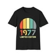 thumbnail image 1 of Vintage 1977 TShirt Men Limited Edition BDay 1977 Birthday Mens T Shirts, 1 of 4