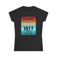 thumbnail image 1 of Vintage 1977 TShirt Women Limited Edition BDay 1977 Birthday Women Shirts, 1 of 4