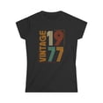 thumbnail image 1 of Vintage 1977 TShirt Women Limited Edition BDay 1977 Birthday Womens T Shirt, 1 of 4