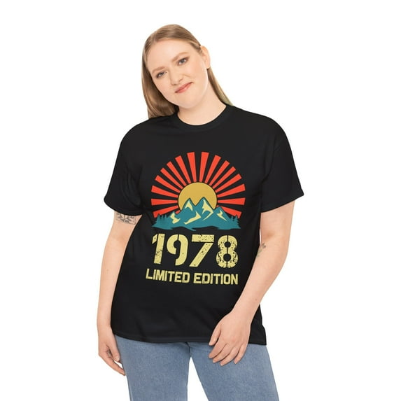 Vintage 1978 Limited Edition 1978 Birthday Shirts for Women Women Shirts Plus Size