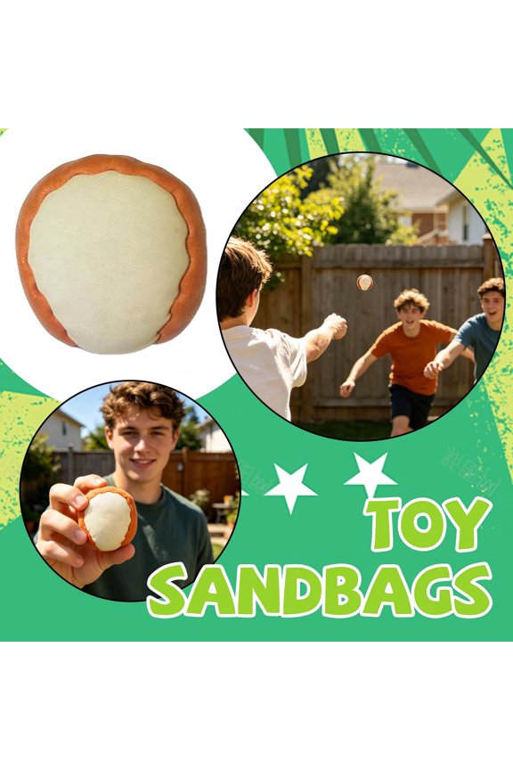 Vintage 1978 Official Footbag, Classic Retro Multi-Panel Sand-Filled Kick Sack, Durable Leather Sack for Indoor Outdoor Activities