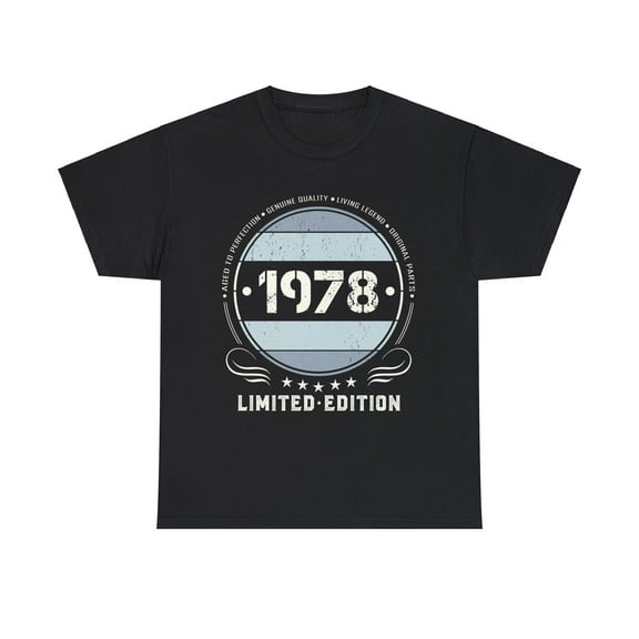 Vintage 1978 T Shirts for Men Retro Funny 1978 Birthday Big and Tall Tshirts Shirts for Men