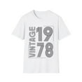 thumbnail image 1 of Vintage 1978 T Shirts for Men Retro Funny 1978 Birthday Mens Tshirts, 1 of 4