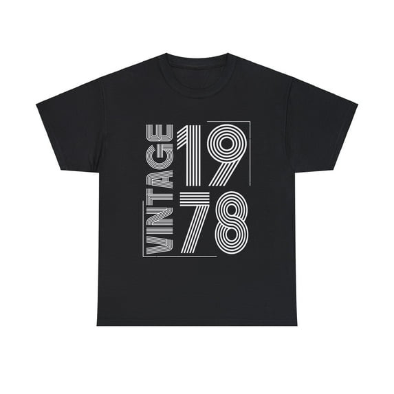 Vintage 1978 T Shirts for Men Retro Funny 1978 Birthday Shirts for Men Plus Size Big and Tall