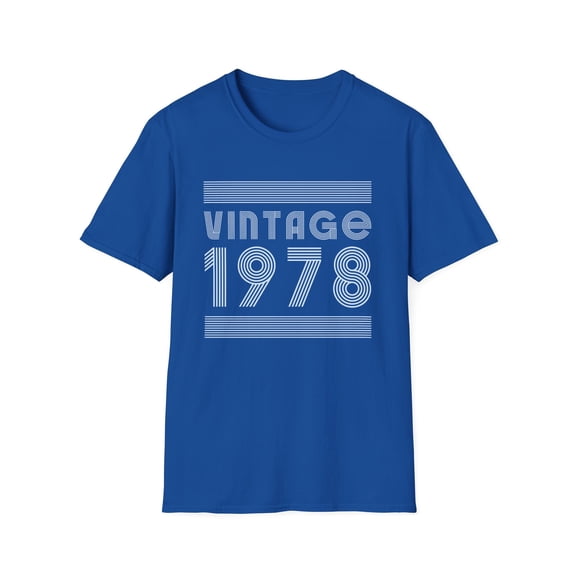 Vintage 1978 T Shirts for Men Retro Funny 1978 Birthday Shirts for Men