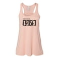 thumbnail image 1 of "Vintage 1979, 1979 Tank, Racerback, Unisex, Born In 1979, Soft Bella Canvas, Sublimation, 1979, 1979 Tee, Gift For Her, Birthday Gift, Gym, Peach, EXTRA SMALL", 1 of 1